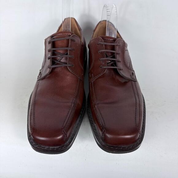 Ecco Seattle Oxford Shoes Men\'s 9.5 Brown Leather Lace-Up Classic Formal main image 5